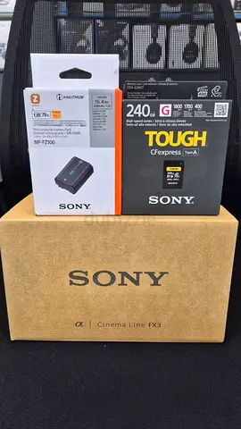 Sony FX3A Cinema Line Bundle — Body + NP-FZ100 Battery + CFexpress Type A 240GB
