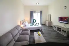 Fully Furnished Studio with Balcony Near Metro Station Monthly AED 4500/-