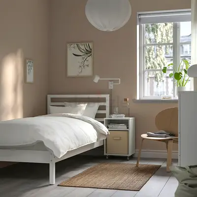2 x IKEA TARVA Single Bed Frames (90x200cm) – Like New – AED 200 for Both