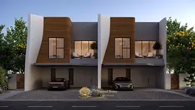AI Smart Corner 4-Bedroom Townhouse | Zaha Hadid Design