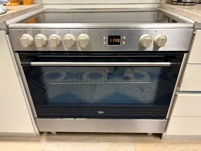 Beko Freestanding Electric Range Cooker with Digital Display