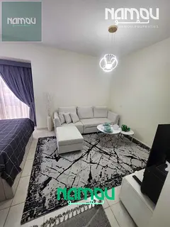 Upgraded Fully Furnished Studio | Pet-Friendly | Private Beach Access | Mina Al Arab