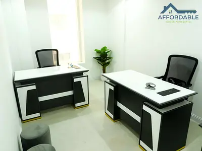 150 Sq Ft Premium Office Space in Business Center, Fully Furnished