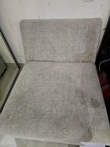 Comfortable Light Grey Upholstered Chair