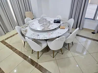 Selling Premium luxury dining table with chairs like a new