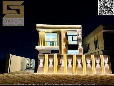 Luxury Villa for Sale in Al Hulaywah 2 – Ajman | 4 Master Bedrooms + Majlis + Spacious Living & Kitchen | Freehold, No Service Fees