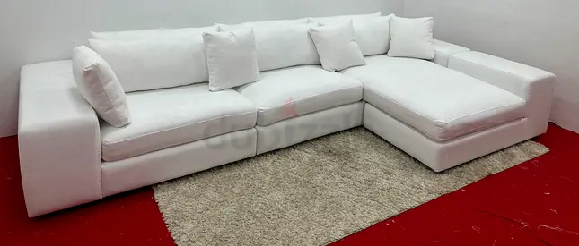 Like new eichholtz brand lshape sofa