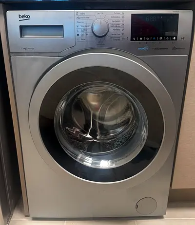 Beko Front Load Washing Machine - 7kg, Silver (Good Working Condition)