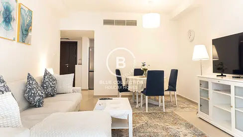 Elegant 1BHK Apartment with Courtyard View