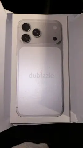 iPhone 17 pro max  silver color 1T