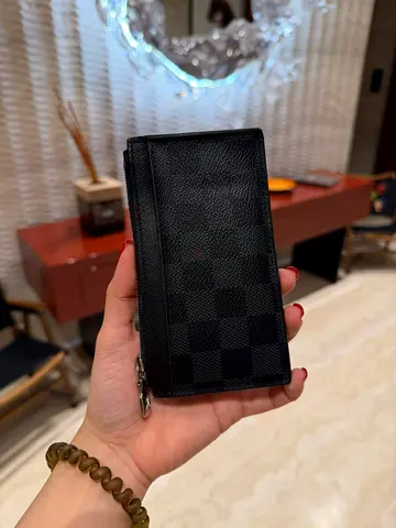 Louis Vuitton Damier Monogram Card Holder Wallet Original