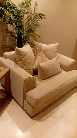 The onekingstin  3 seater x2 1 seater x2 total 4 sofa set  Upholstered Armchair with Cushions -