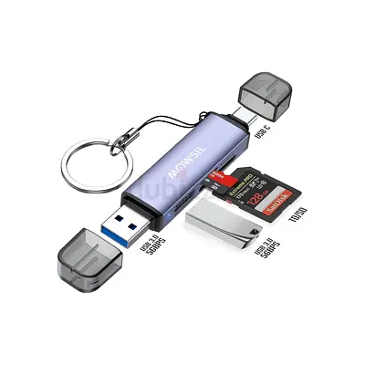 Mowsil 3-in-1 SD Card Reader