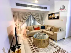 Sharjah, New Muwaileh, furnished apartment, two bedrooms, living room, kitchen,and two bathrooms