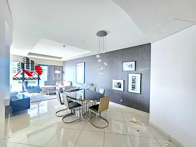 FULLY FURNISHED - BURJ KHALIFA VIEW - SPACIOUS 3BHK + MAID ROOM + MASTER BEDROOM + GYM SWIMMING POOL + CAR PARKING + AVAILABLE FOR FAMILY