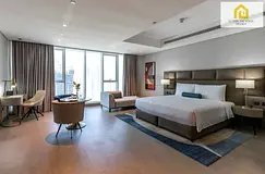 Modern Luxury Studio Apartment in the Iconic Sass Tower