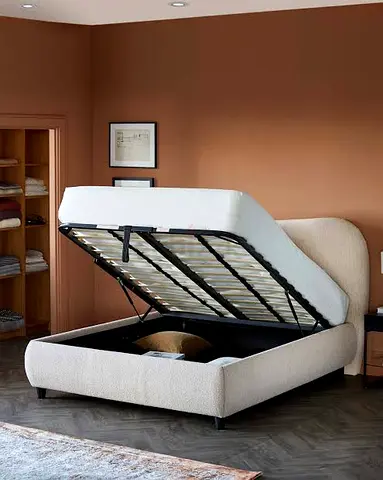 Premium Quality Valvet Bed For Sale - King Size - Fully Custom Made - Hydraulic Storage Optional
