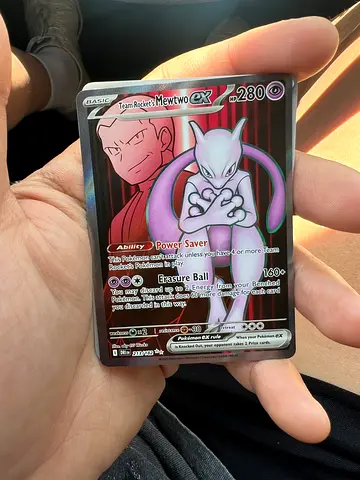 Mewtwo EX Full Art Pokémon Card - Destined Rivals for 100 aed