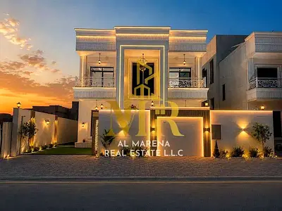 Villa for sale on Sheikh Bin Zayed Road, including registration and ownership fees, located on a main street near a park. Villa for sale on Sheikh Bi