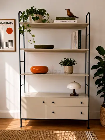 Bookcase with open shelves and drawers - west elm