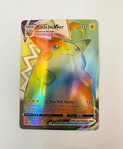 Rainbow Pikachu VMAX 310 HP Holo Rare Pokémon Card