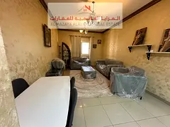 For monthly rent - fully furnished tow-bedroom apartment - new - first tenant - Sharjah - Al Nahda -