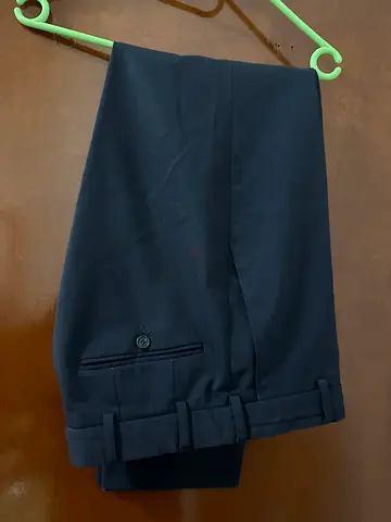 Mens Navy Blue Formal Trousers
