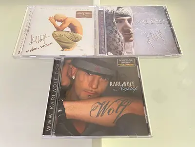 3 Karl Wolf Music CD’s
