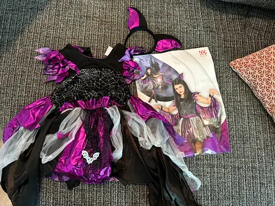 Bat costume for girl - 116 cm (4-6 years old)