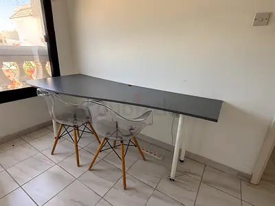 SALES - Large Grey Wall Mounted Office Desk