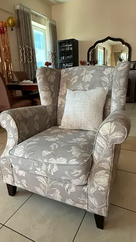 Floral Fabric Armchair from Home Centre
