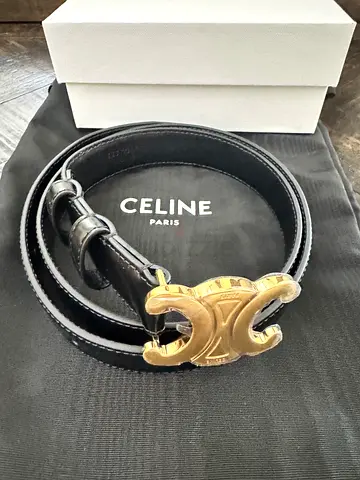 CELINE Leather Belt