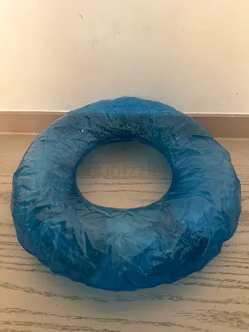 Blue Inflatable Swim Ring.