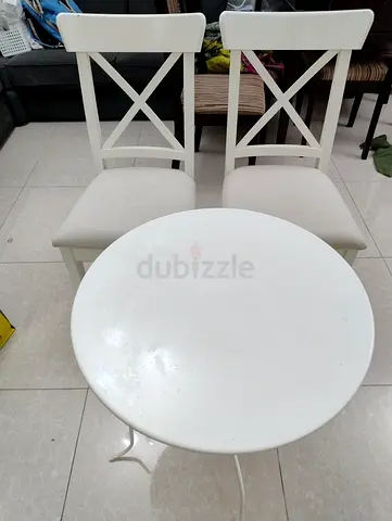 Coffee table with two chair