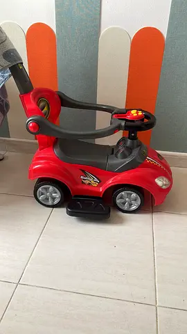 Red Push Ride-On Car for Toddlers — Good Condition