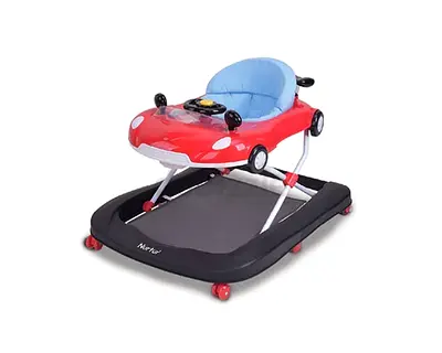 Nurtur 4 In 1 Baby Walker Multifunction Music, Adjustable Height, Foldable Car Mould for Kids