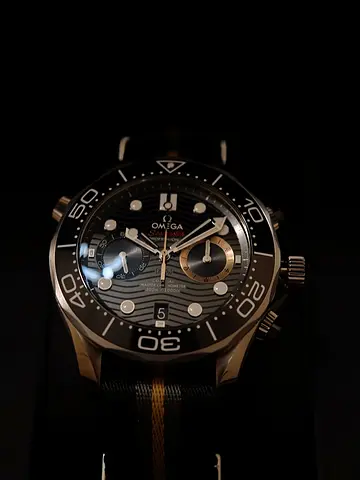 Special edition 007 First light - Omega Seamaster Diver 300M Chronograph - Black Dial
