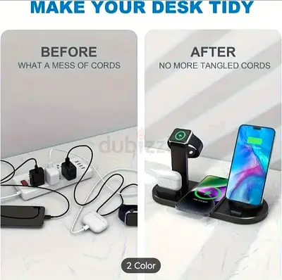 3-in-1 Wireless Charging Station for Phone, Watch  Earbuds