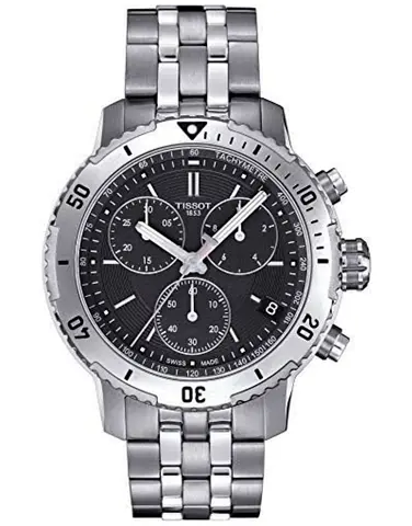 Tissot PRS 200- Chronograph Mens Watch - Black Dial
