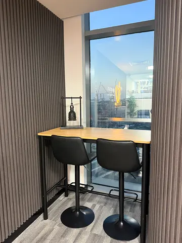 Bar table and chairs