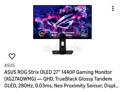 ASUS ROG STRIX OLED XG27AQWMG