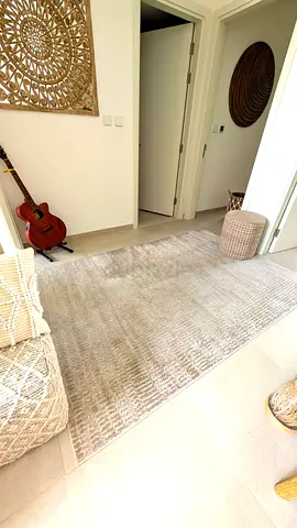 ⫸ *QUICK SELL* PAN Home Glitz Rug | Light Beige Modern Textured Area Rug | 160 x 230 cm | RRP: 799
