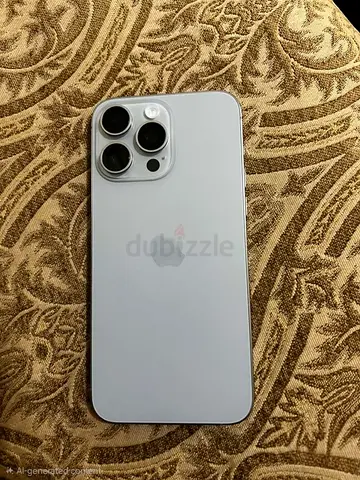 Silver iPhone 15 Pro Max - Good Condition
