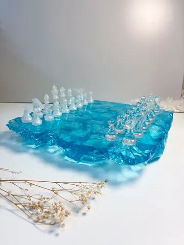 Irregular Epoxy resin Chess set