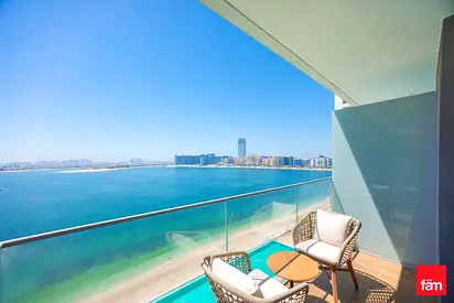 Full Palm Views | Furnished | Private Beach