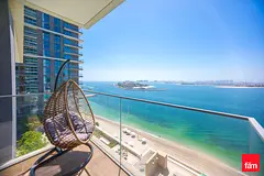 Full Palm Views | Furnished | Private Beach