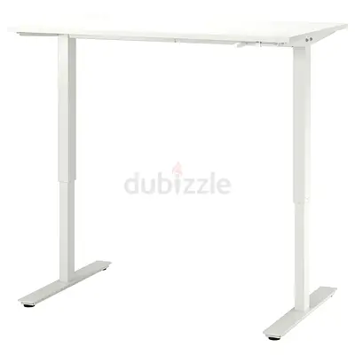 IKEA TROTTEN Office Desk, height adjustable for sitting/standing