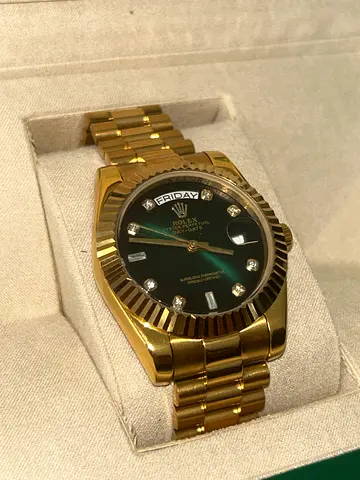 Master copy quality Golden Rolex Mens wristwatch