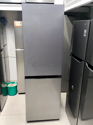 Silver Bottom-Freezer Refrigerator - Good Working Condition