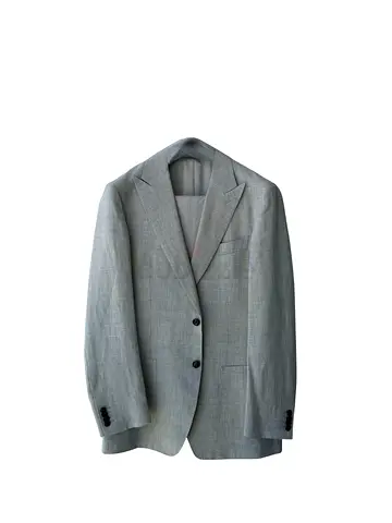 Light Grey Mens Suit Classic Fit suit supply